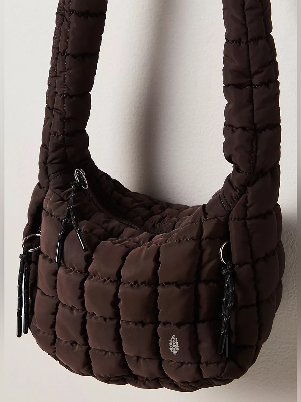 FP Movement Quilted Baby Carryall Sling Bag Chocolate Brown 🤎 NWOT - Picture 3 of 12